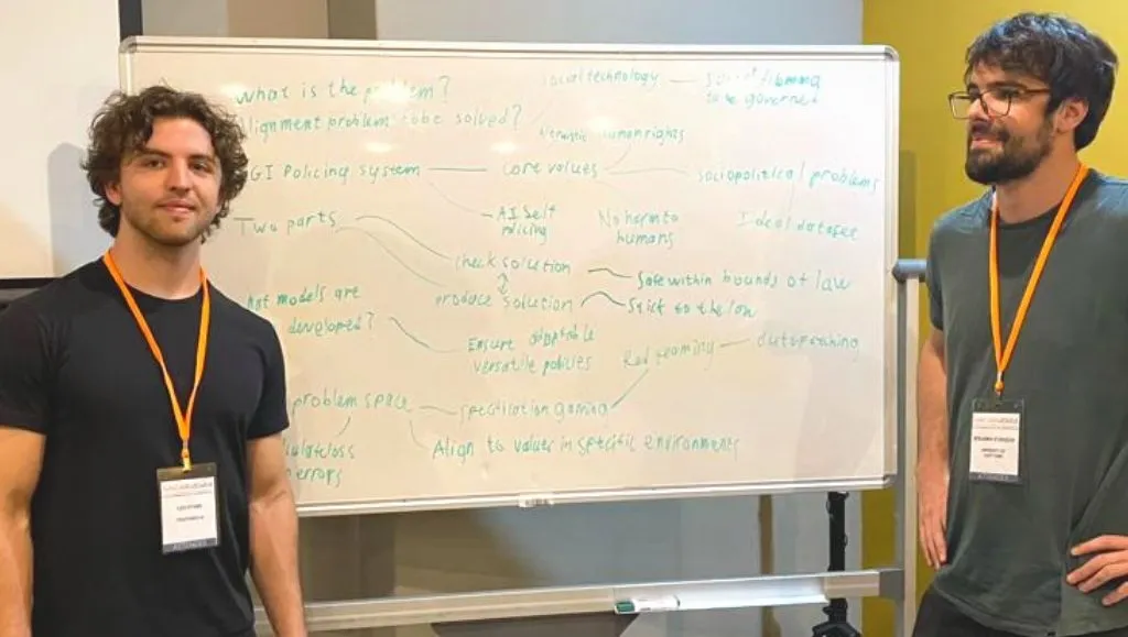 Ben and Leo at SACAIR 2023